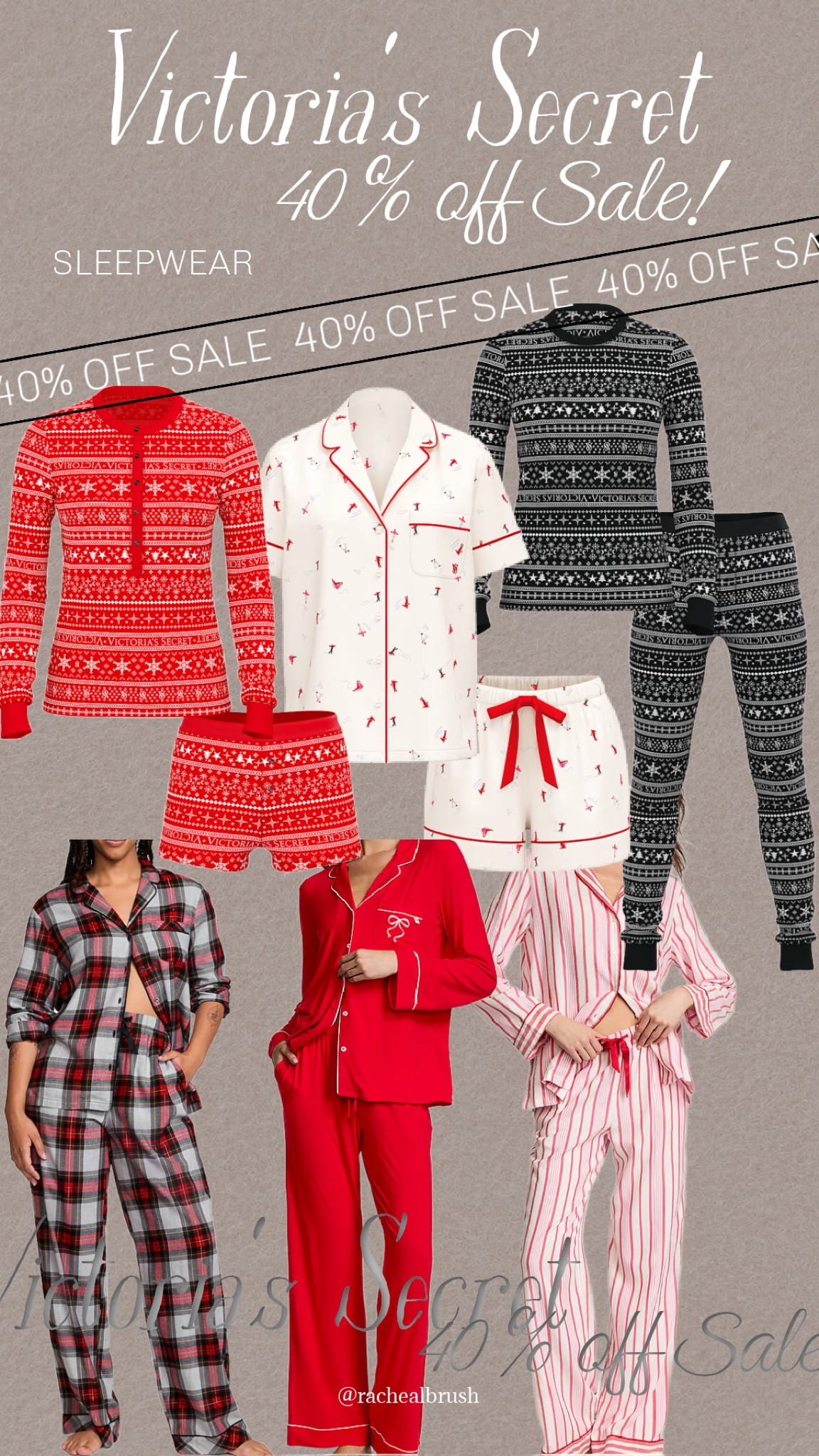 Victoria’s Secret Sleepwear Sale. 40% off everything! 

Christmas pajamas. Holiday pajamas. Christmas pjs. Pajama sets  

#LTKCyberWeek #LTKHoliday #LTKSaleAlert