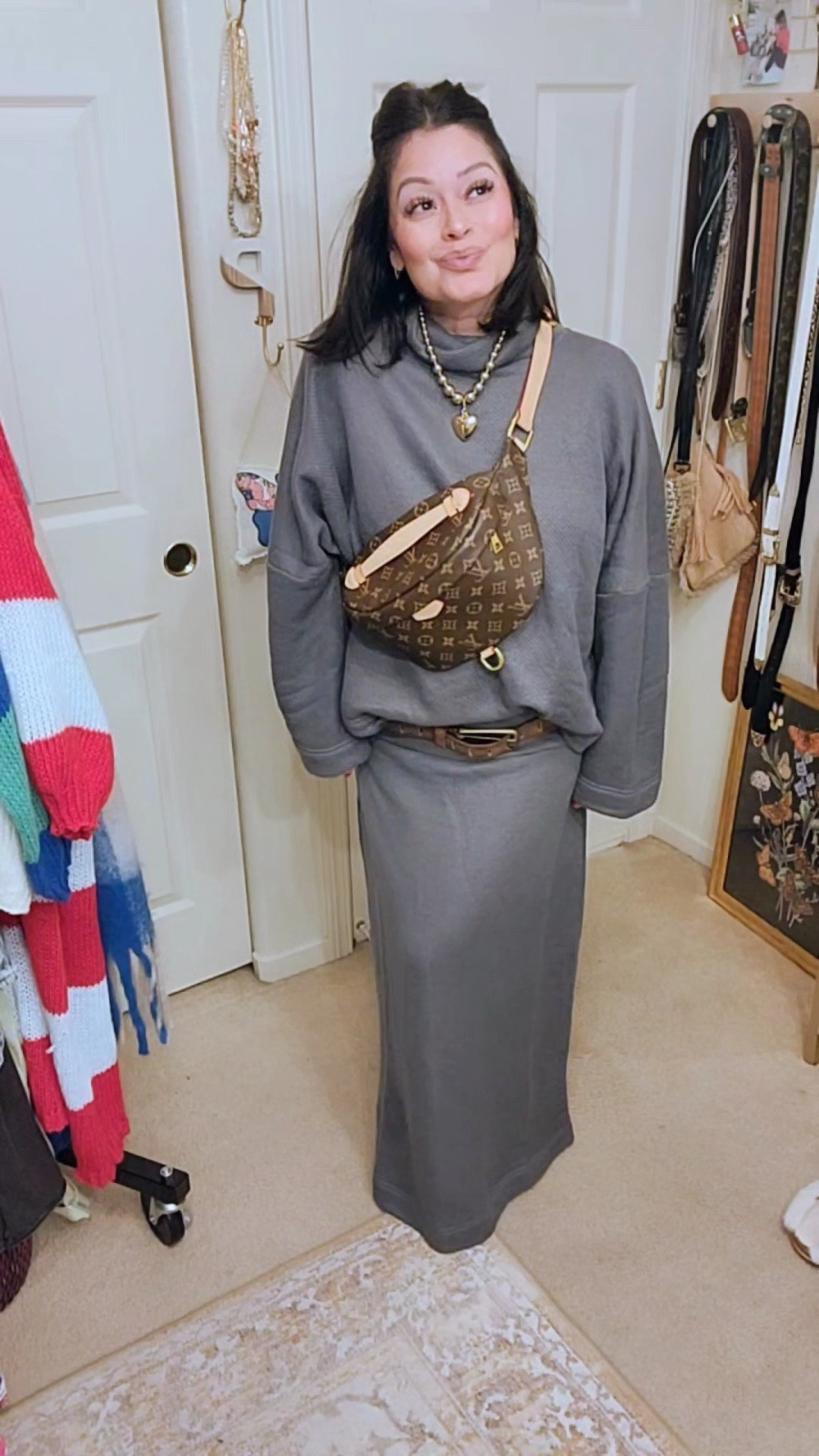 The viral trend & the sweetest two piece set everyone needs. 

I’m wearing a medium. Shoes run tts
 
The sweetest heart necklace makes for a perfect gift.


#LTKOver40 #LTKPetite #LTKStyleTip