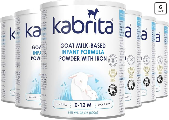 Kabrita Goat Milk-Based Infant Formula Powder with Iron, DHA, ARA & Prebiotics, for Infants 0–1... | Amazon (US)