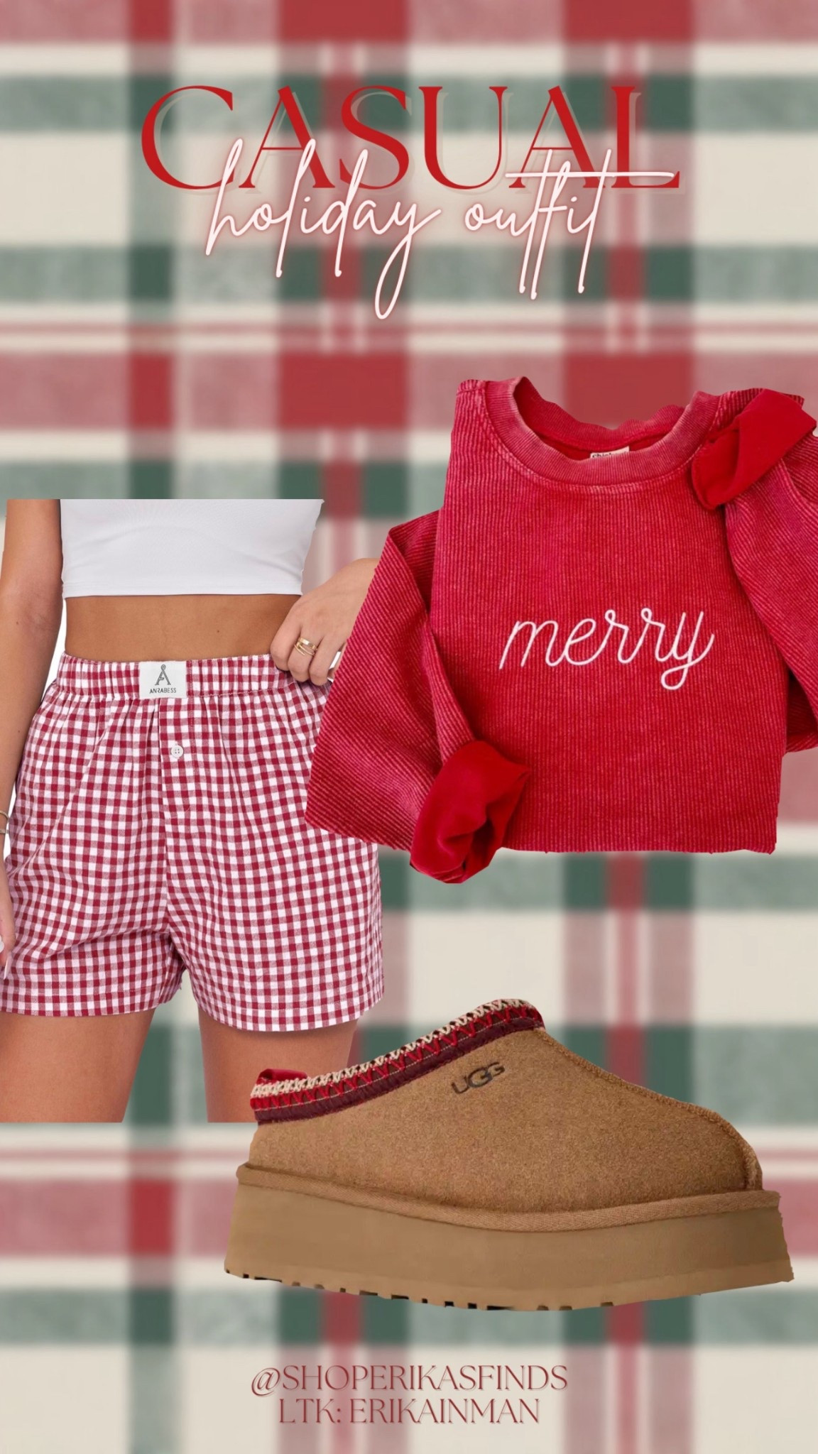 Casual holiday outfit ❤️ women’s outfit ideas loungewear on the go errands holiday style outfit ideas Ugg Etsy sweatshirt 

#LTKStyleTip #LTKSeasonal #LTKHoliday