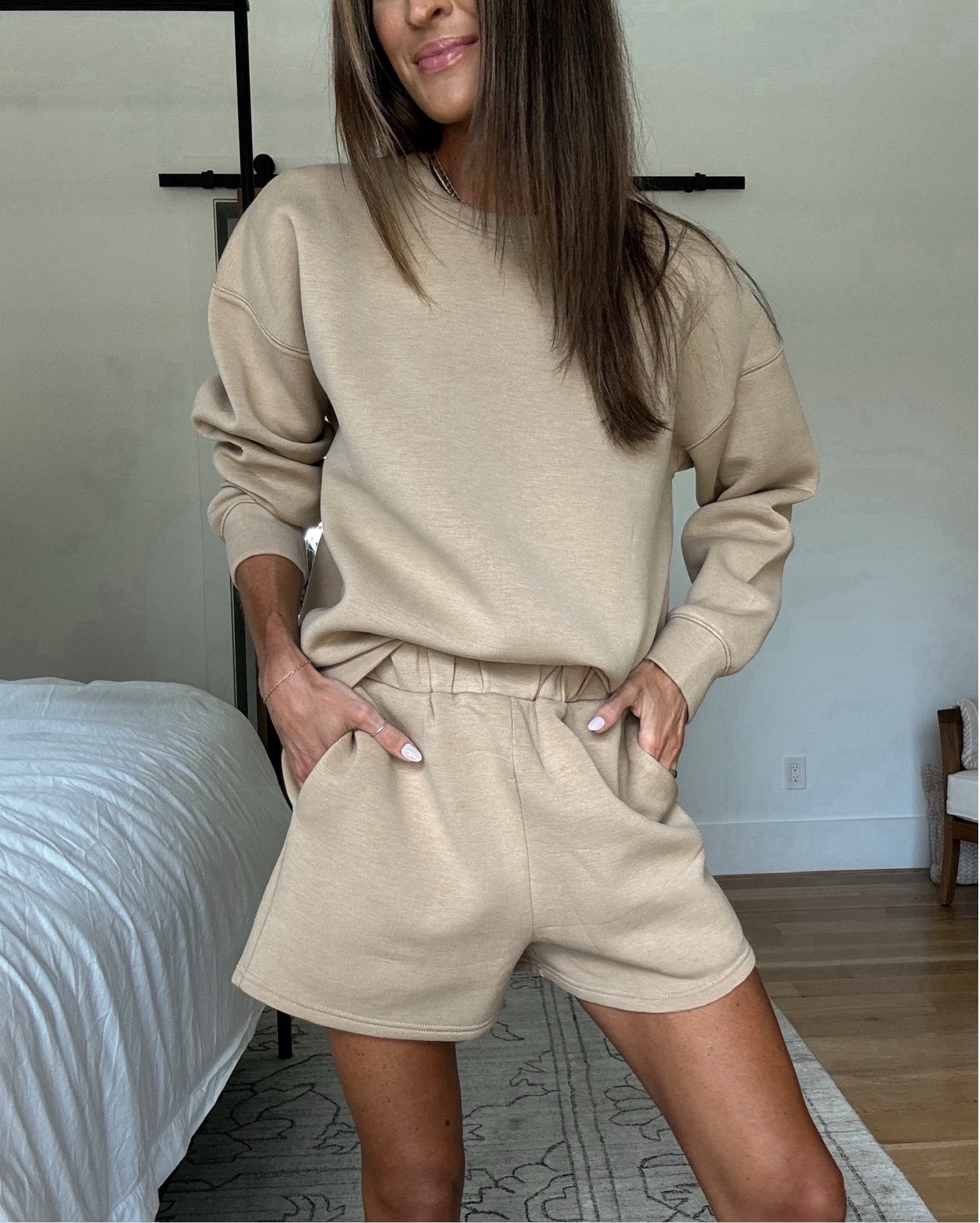 perfect matching set to transition from summer to fall! 🍂 a great outfit for school drop off + pickup too! 🫶🏻 30% off rn!

#LTKxVICI #LTKSaleAlert