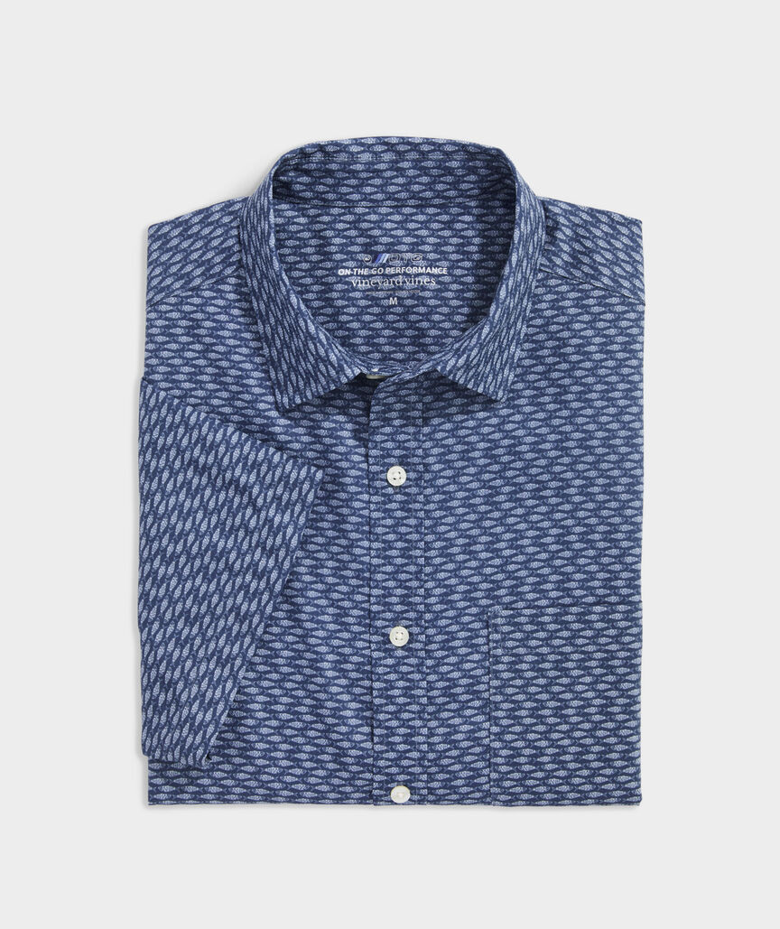 Short-Sleeve Performance Sardines Shirt | vineyard vines