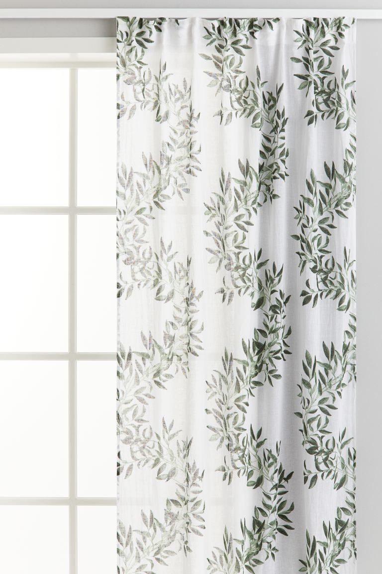 2-pack Linen-blend Curtain Panels | H&M (US + CA)