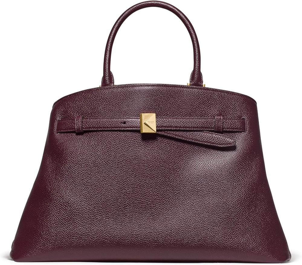 kate spade new york Women's Deco Pebbled Leather Satchel | Amazon (US)