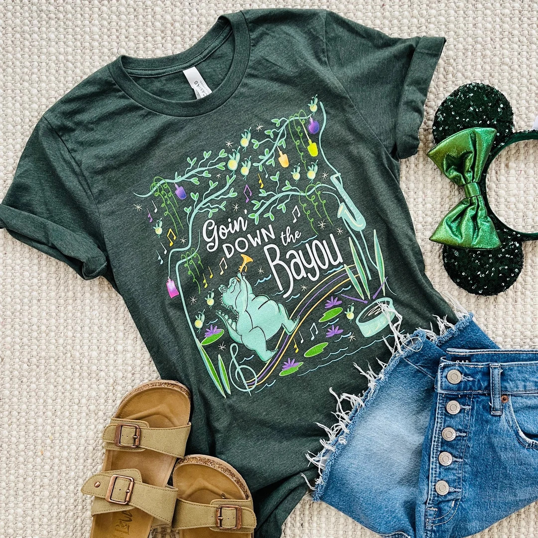 Bayou Adventure T-shirt Disney Shirt Goin Down the Bayou Disney Tiana's Bayou Adventure Ride T-sh... | Etsy (US)