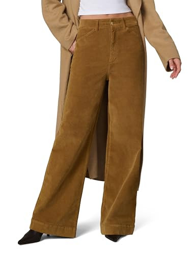 Joe's Jeans Women's The Mia High Rise Wide Leg Corduroy Pant, Bronze Brown, 33 | Amazon (US)