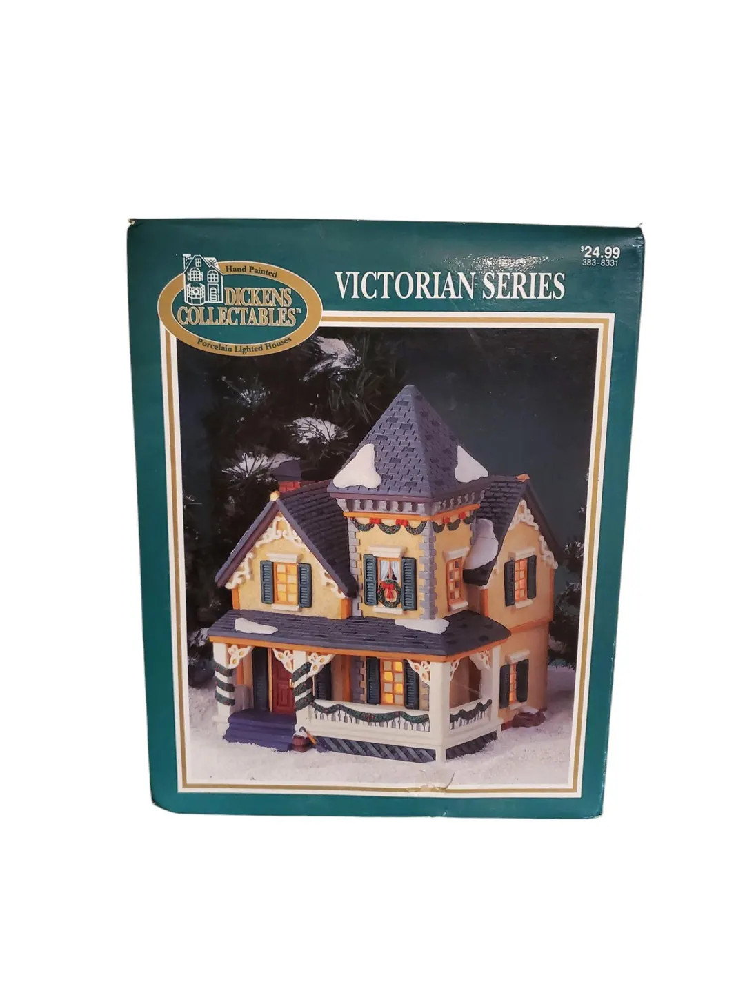 1997 Dickens Collectables Victorian Series Porcelain Lighted 2 Story Mansion - Etsy | Etsy (US)