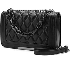 lola mae Crossbody Bags for Women Fashion Quilted Shoulder purse with Convertible Chain Strap Cla... | Amazon (US)
