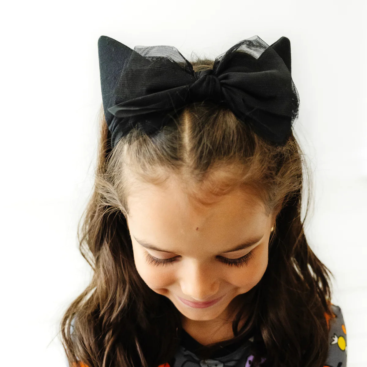 Cat Ears Luxe Bow Headband | Little Sleepies