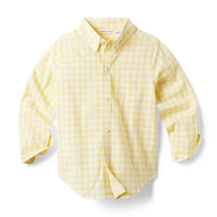 Gingham Poplin Shirt | Janie and Jack