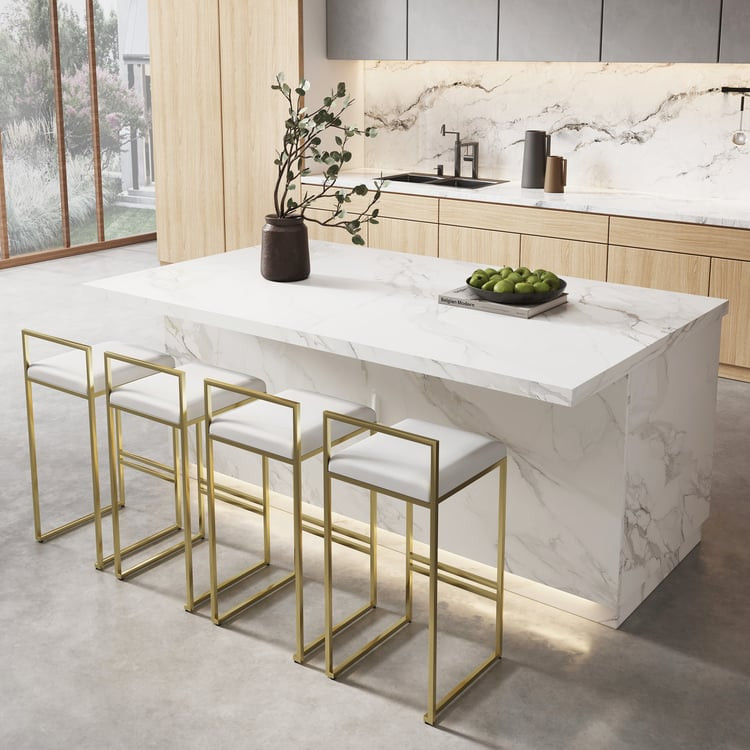 THE BEST Blavk marble kitchen island | Homary | Homary