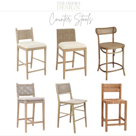 Shop my sale picks for kitchen counter stools. Woven, rattan, cane, coastal, modern coastal stools from pottery barn, McGee and co, Ballard designs 

#LTKstyletip #LTKhome #LTKsalealert