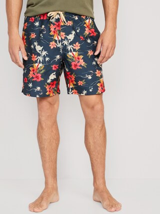 Printed Swim Trunks for Men --7-inch inseam | Old Navy (US)