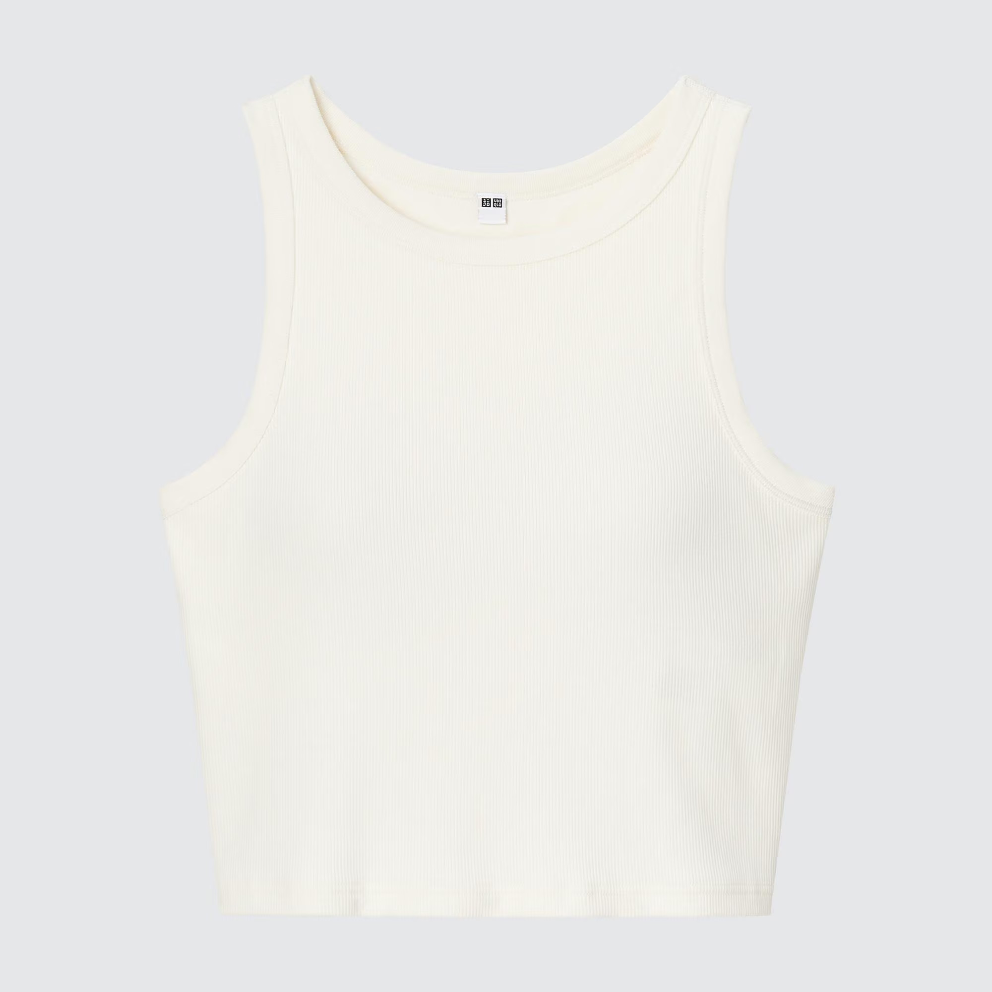 Ribbed Cropped Sleeveless Bra Top | UNIQLO (US)