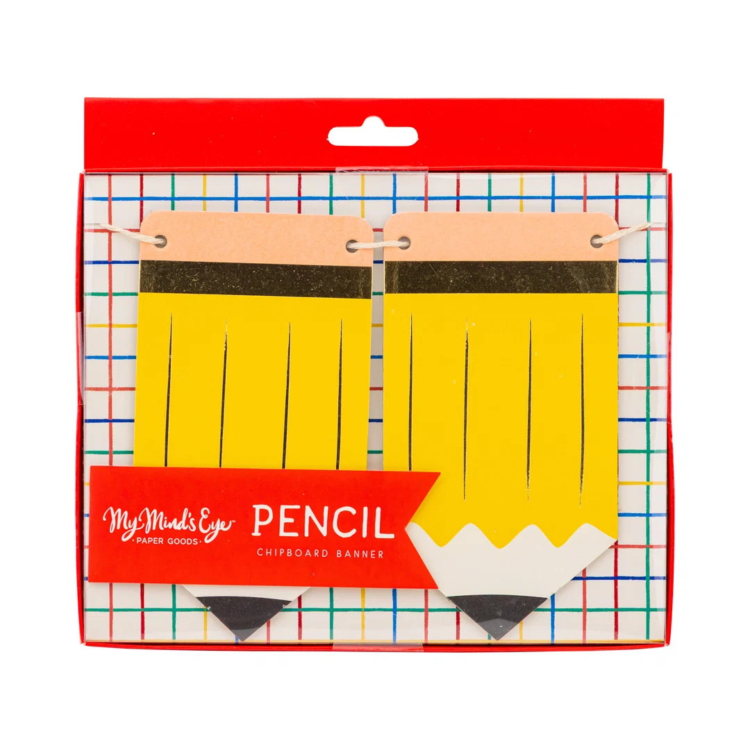 Chipboard Pencils Banner | My Mind's Eye