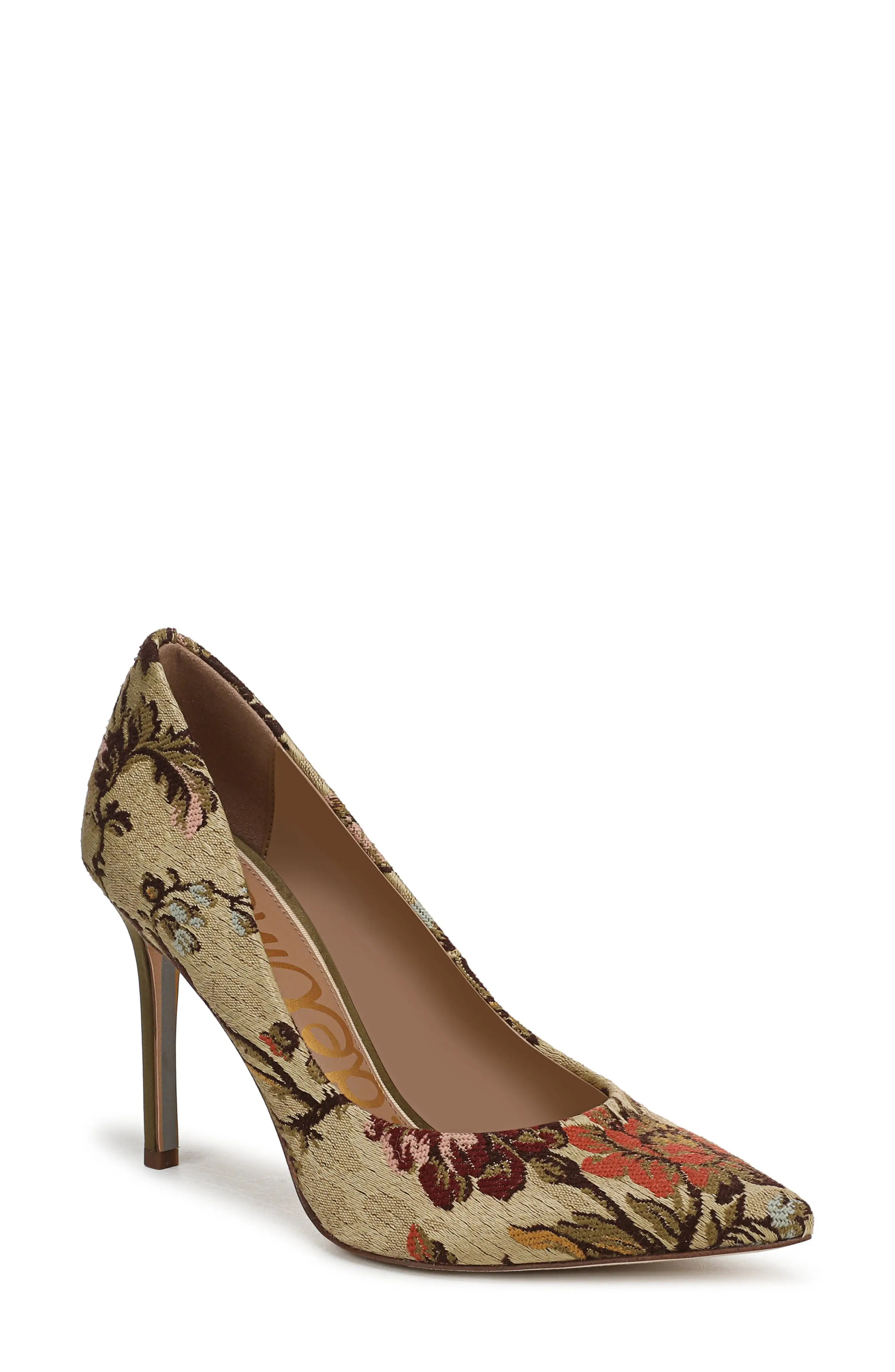 Sam Edelman Hazel Pointed Toe Pump in Natural Multi Se at Nordstrom Rack, Size 8.5 | Nordstrom Rack