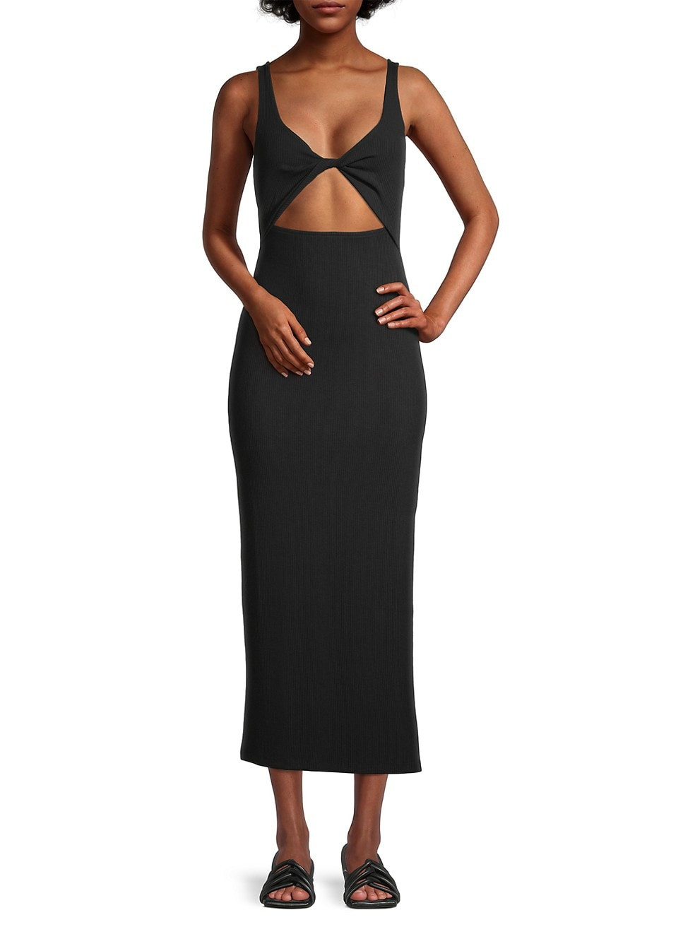 Nico Rib-Knit Cut-Out Dress | Saks Fifth Avenue