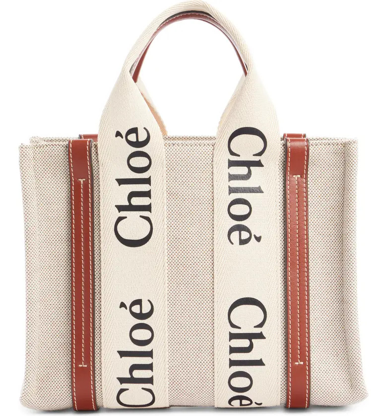 Small Woody Logo Strap Canvas Tote | Nordstrom Canada