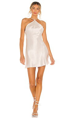 Amanda Uprichard x REVOLVE Claudia Mini Slip Dress in Ivory from Revolve.com | Revolve Clothing (Global)