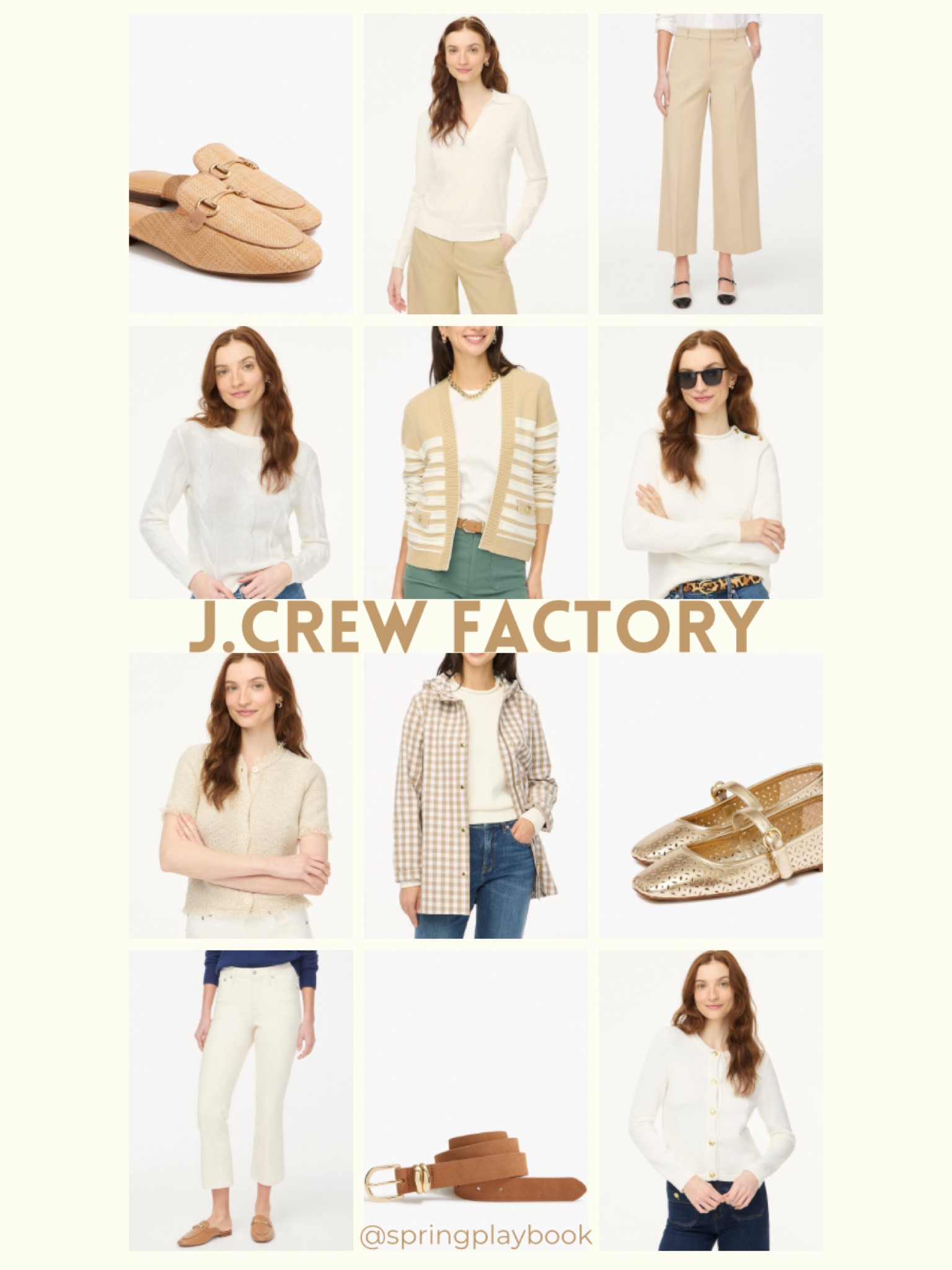 Neutrals for Springs at J.Crew Factory. I’m loving all the ivory sweaters and this gingham raincoat!

#createdcolorful #createdcolorfulspring #hocspring #tcispring #pcaspring #lightspring #warmspring #truespring #brightspring #clearspring #paintboxspring #bluespring

#LTKWorkwear #LTKMidsize #LTKSaleAlert