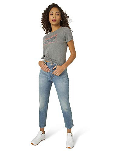Lee High Rise Straight Ankle Jean, Anchor, 31 | Amazon (US)