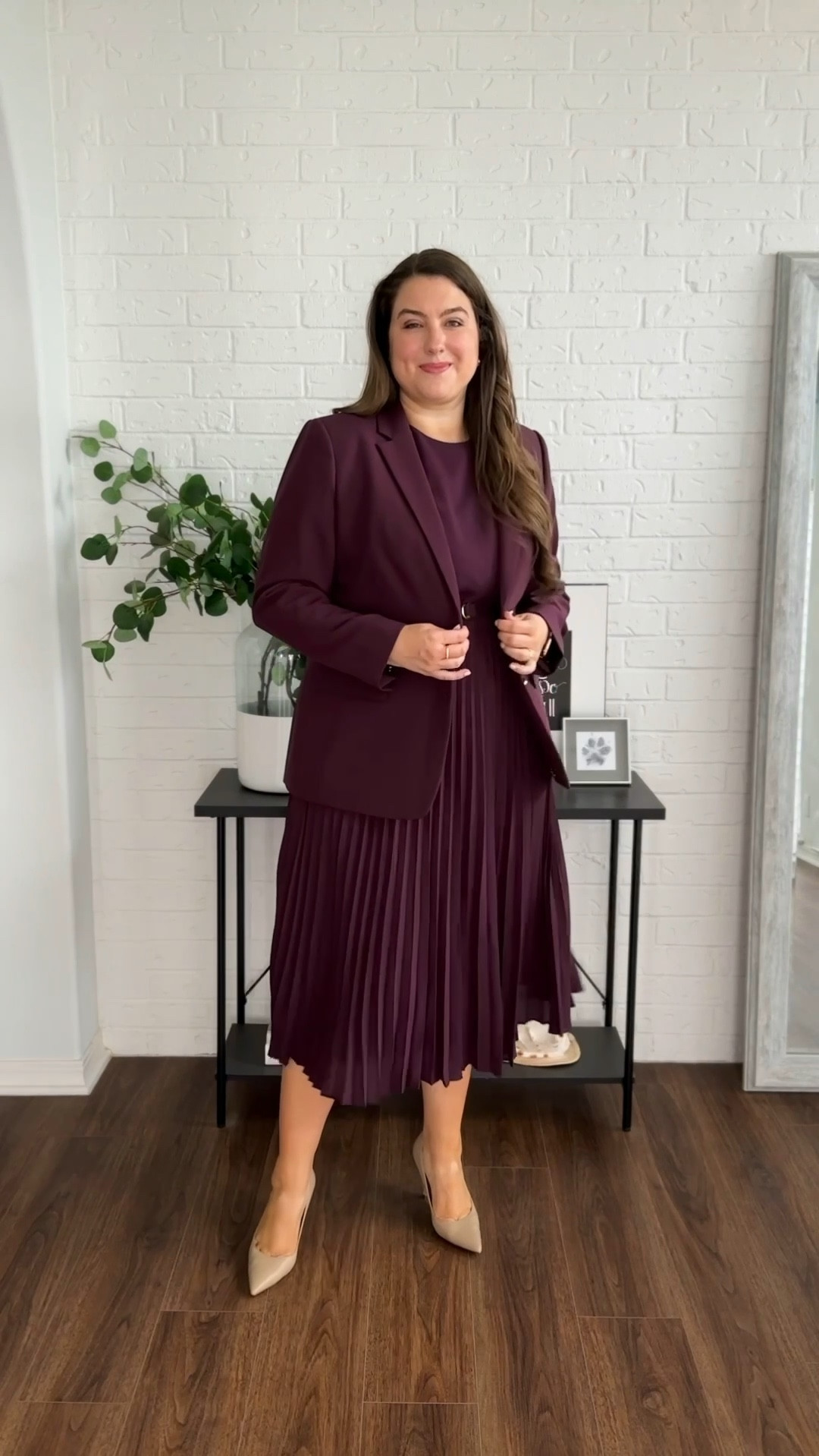 Workwear Ideas for the Week 

5 new outfits for you - a mix of sale items and new arrivals! 

Sizing Details by outfit: 

Outfit 1 - blazer and dress both TTS 
Outfit 2 - size up in top, TTS in pants 
Outfit 3 - TTS in dress, stretchy 
Outfit 4 - TTS in skirt, vest is TTS if you want to wear it closed, size down if you'll wear it open. I should have layered with a tank. 
Outfit 5 - everything TTS 

Follow for more business professional outfits, business casual outfits, smart casual outfits, midsize outfits, midsize style, and workwear outfit ideas! 

#LTKWorkwear #LTKSaleAlert #LTKMidsize