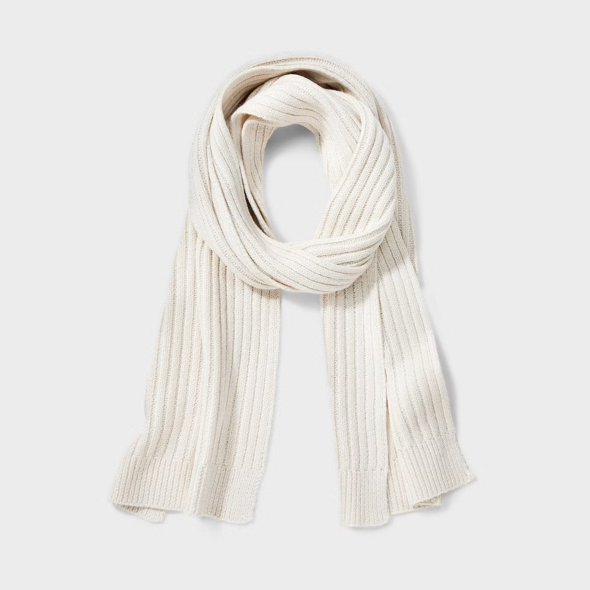 Ribbed Scarf - Universal Thread™ Cream | Target