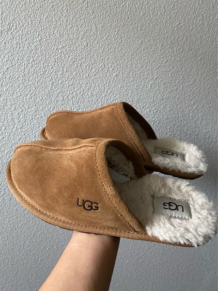 uggs fuzzy suede slippers, perfect for fall, warm and cozy

#LTKunder100 #LTKSeasonal