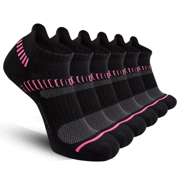 COOPLUS Womens Athletic Ankle Socks Women Cushioned Low Cut Breathable Socks 6 Pairs - Walmart.co... | Walmart (US)