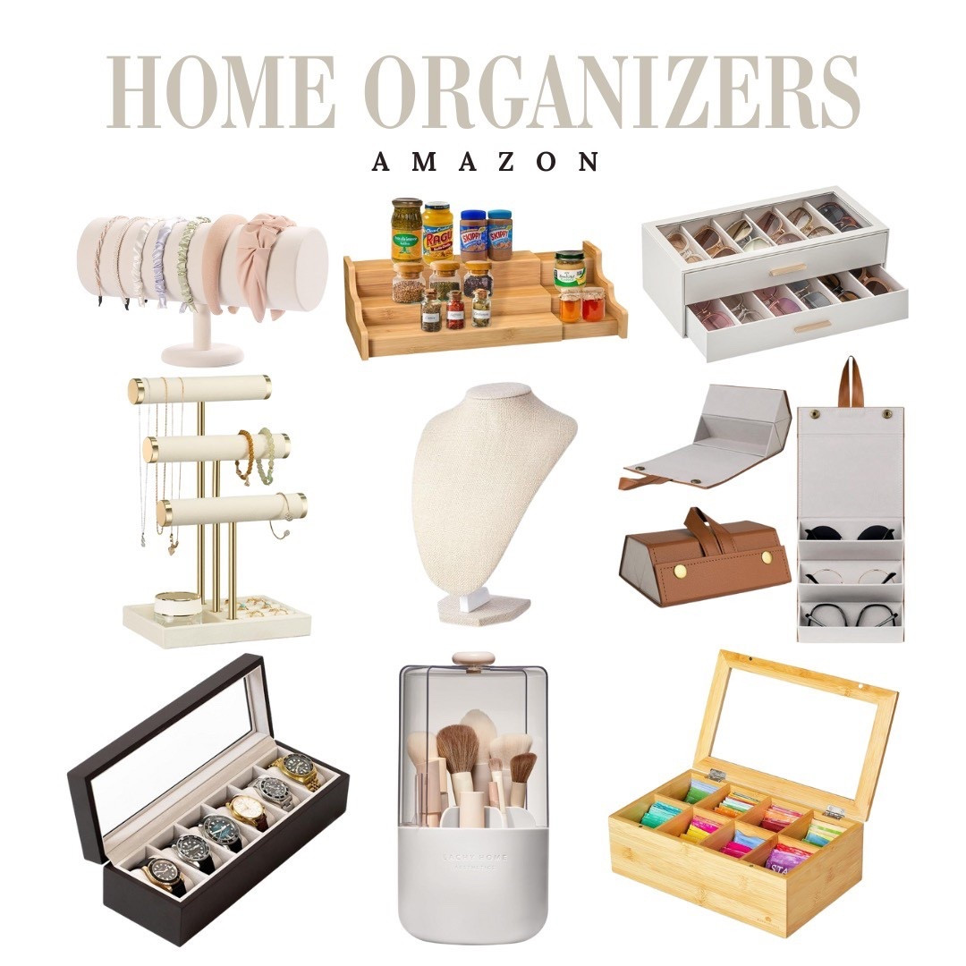 Amazon organization finds from my sister’s house. Real storage solutions she uses daily for jewelry, beauty, pantry items, and everyday essentials. Functional, clean, and easy to maintain.

#LTKOver40 #LTKFindsUnder50 #LTKHome