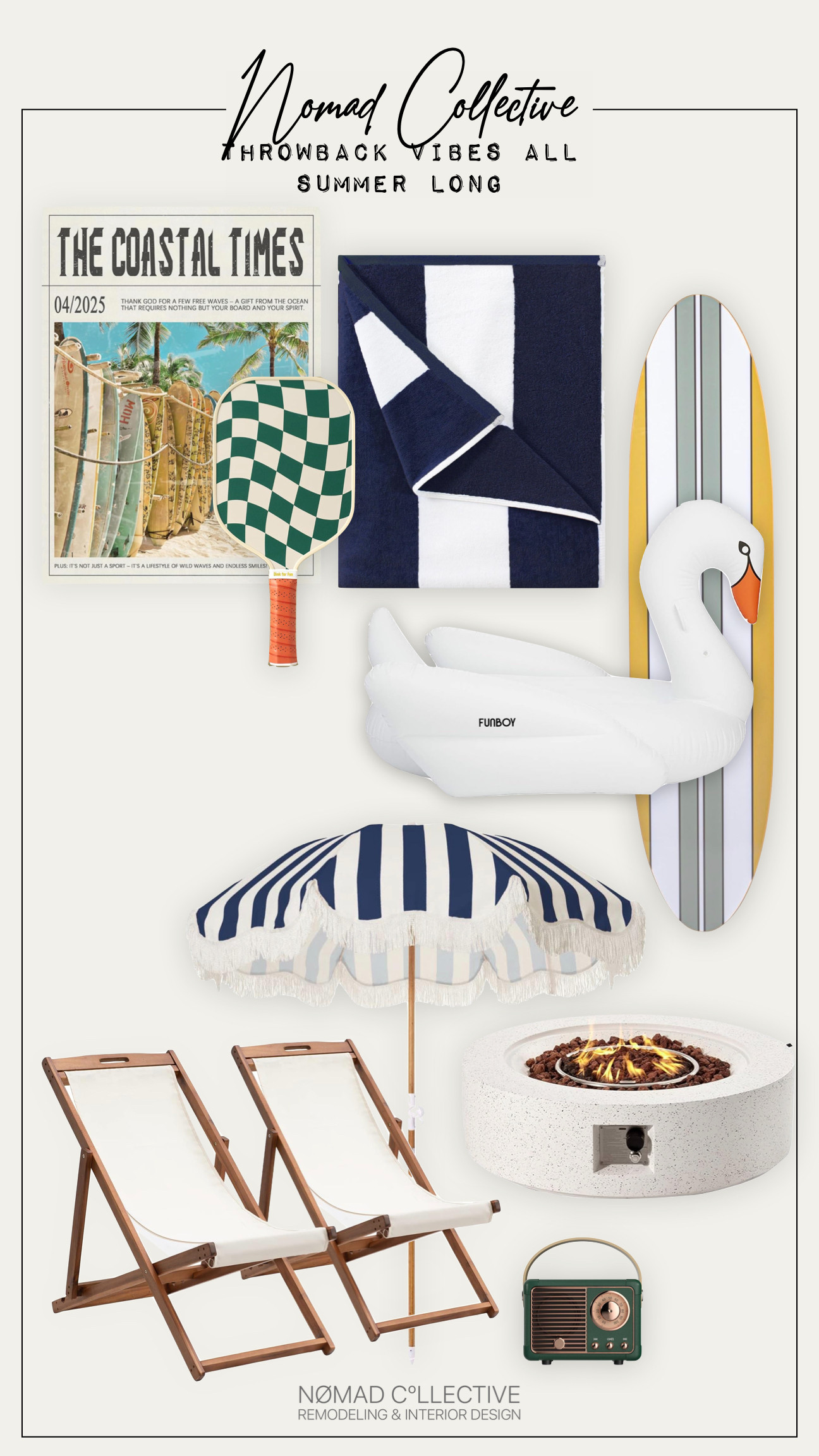 Prep for backyard fun with a laid-back, nostalgic vibe, where music and vibrant décor set the tone for sunny days. Pool floats and playful details create the perfect atmosphere for relaxation and good times. 

 #LTKSeasonal #LTKHome