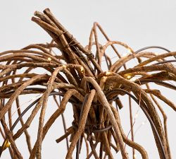 Lit Natural Pumpkin | Pottery Barn (US)