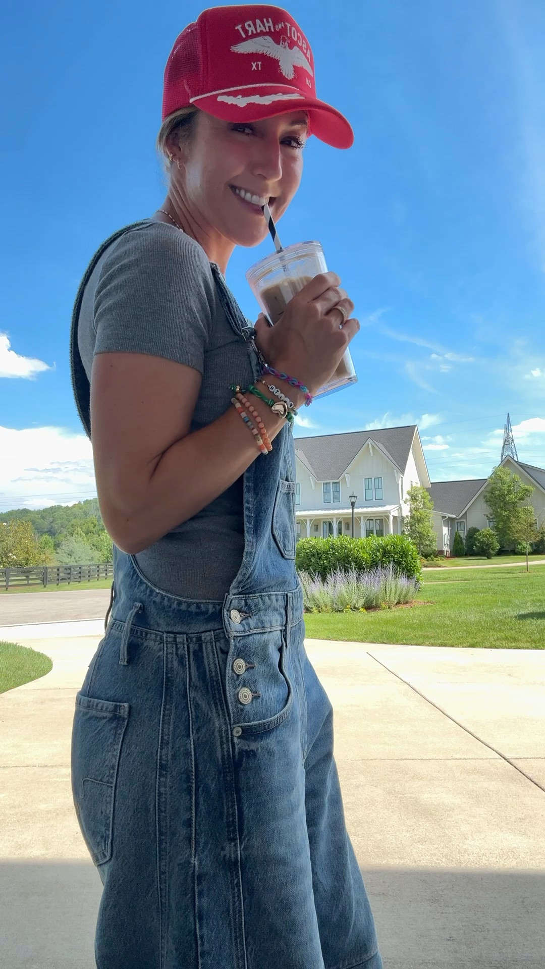 Wearing size medium in overalls

#LTKootd #LTKdayinmylife #LTKmomlife