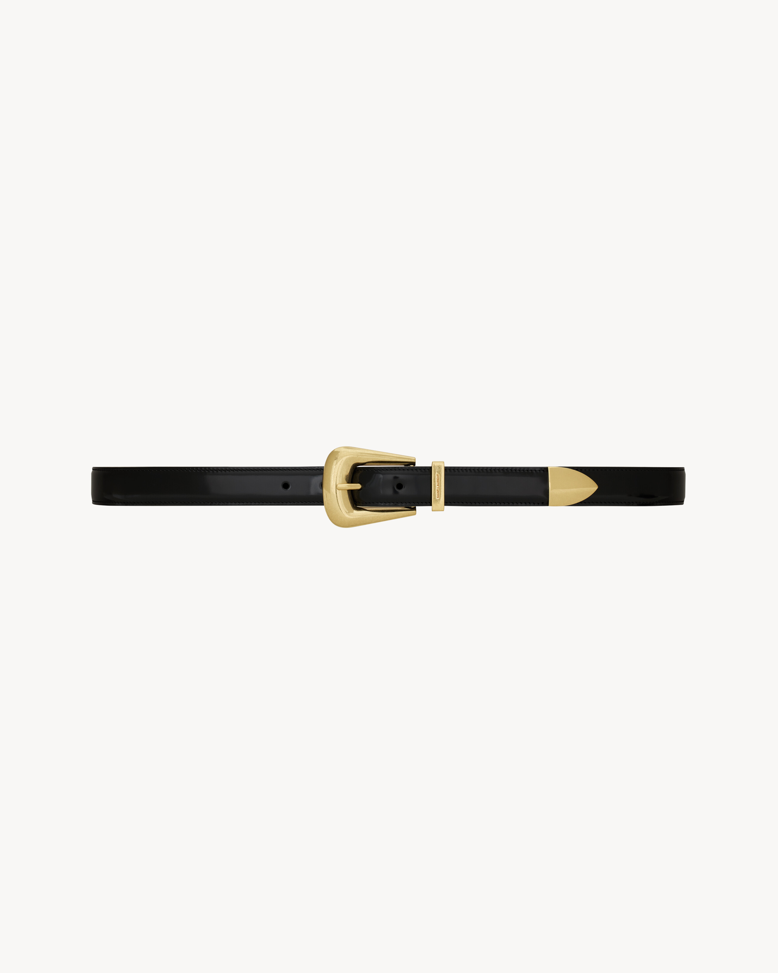 FOLK buckle belt in brushed leather | Saint Laurent Inc. (Global)