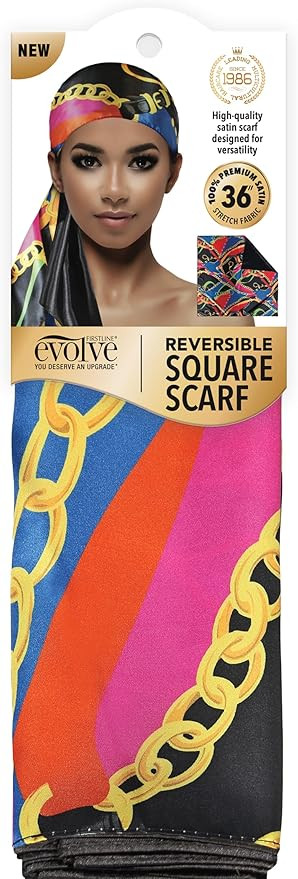 Evolve Reversible Satin Square Scarf | Amazon (US)
