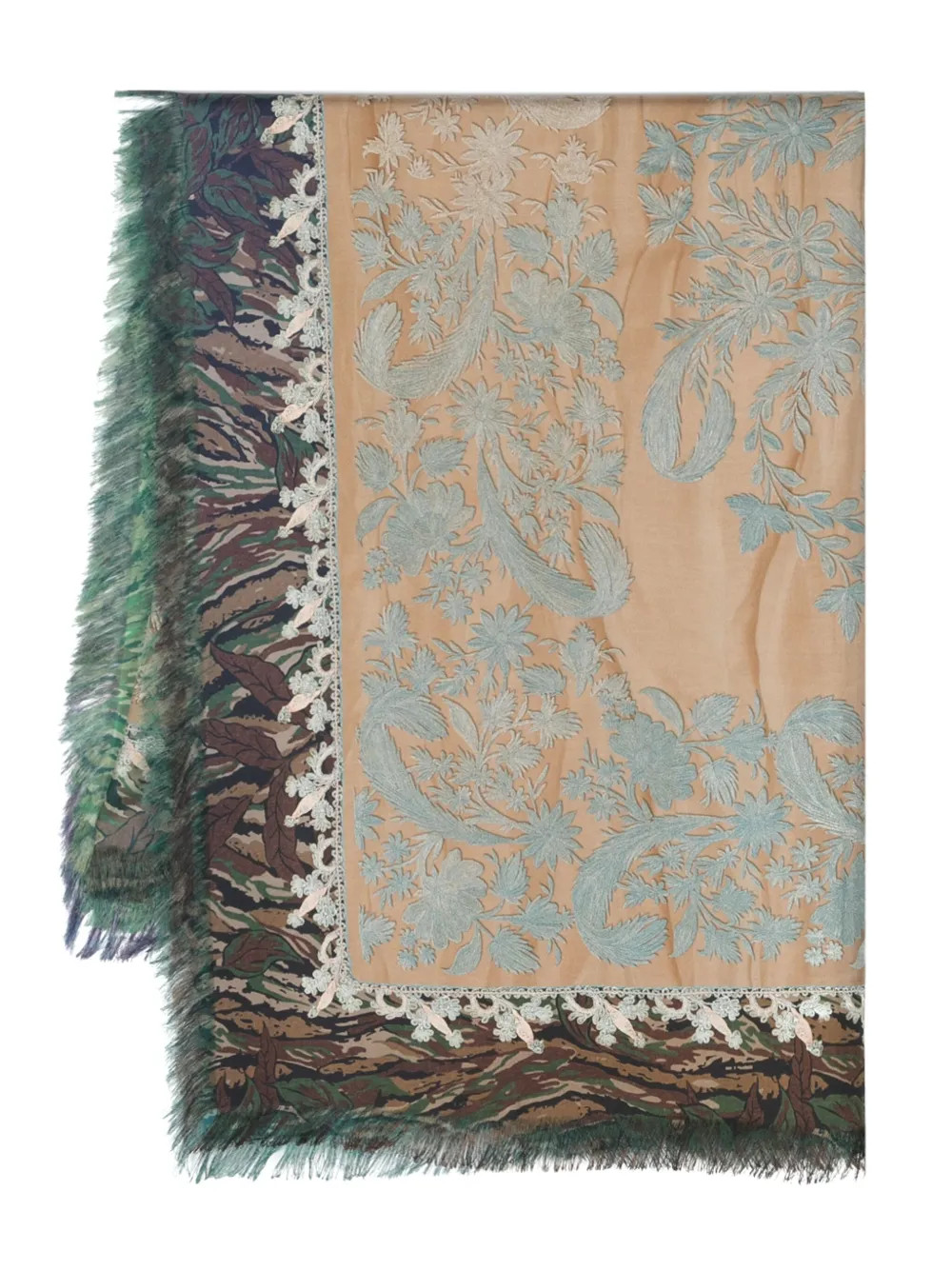 floral-print silk scarf | Farfetch Global