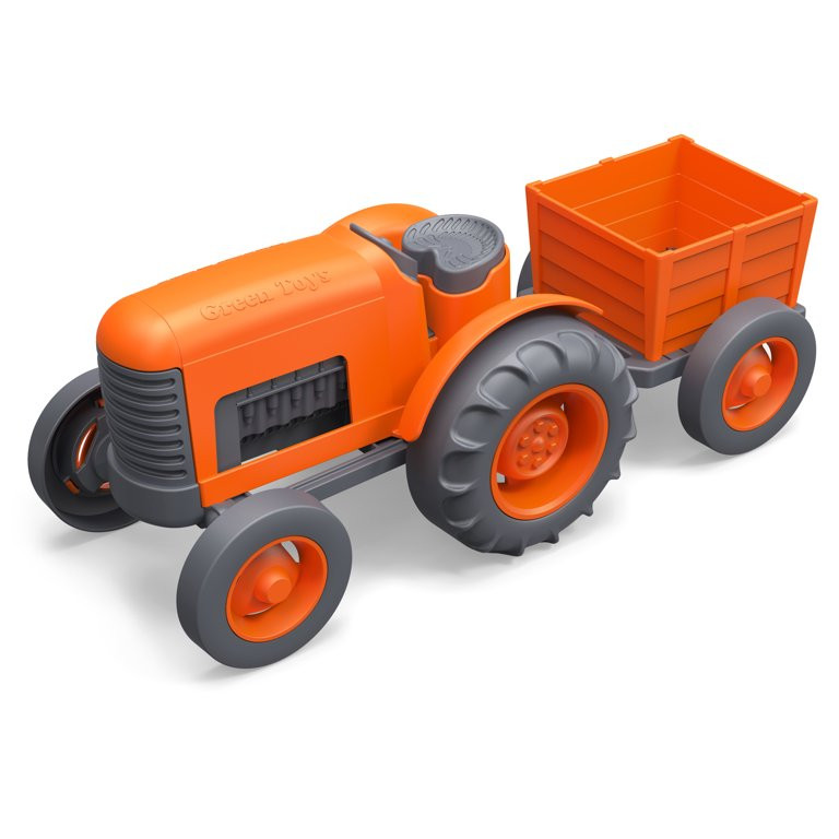 Green Toys Orange Tractor Play Vehicle, for Unisex Child Ages 1+ | Walmart (US)