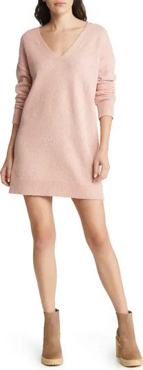 Oversize Long Sleeve Sweater Dress | Nordstrom