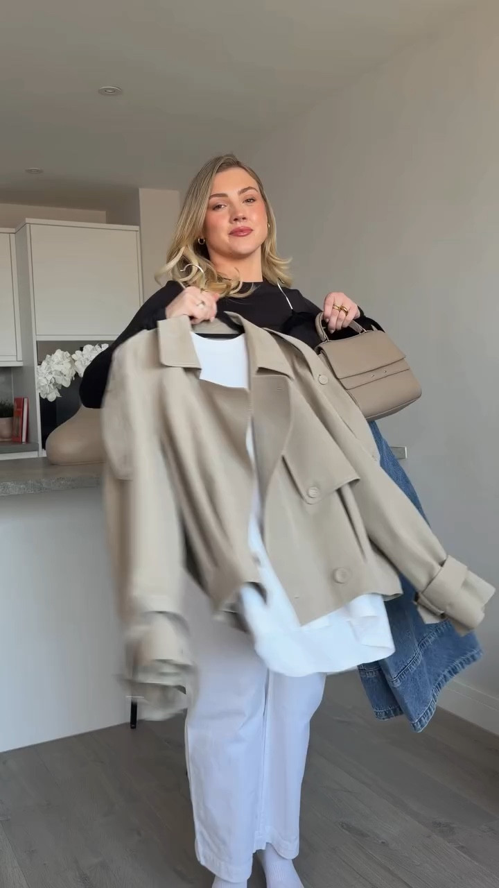It’s trench coat season this Spring, and this is my current go to outfit formula which you simply can never go wrong with😍