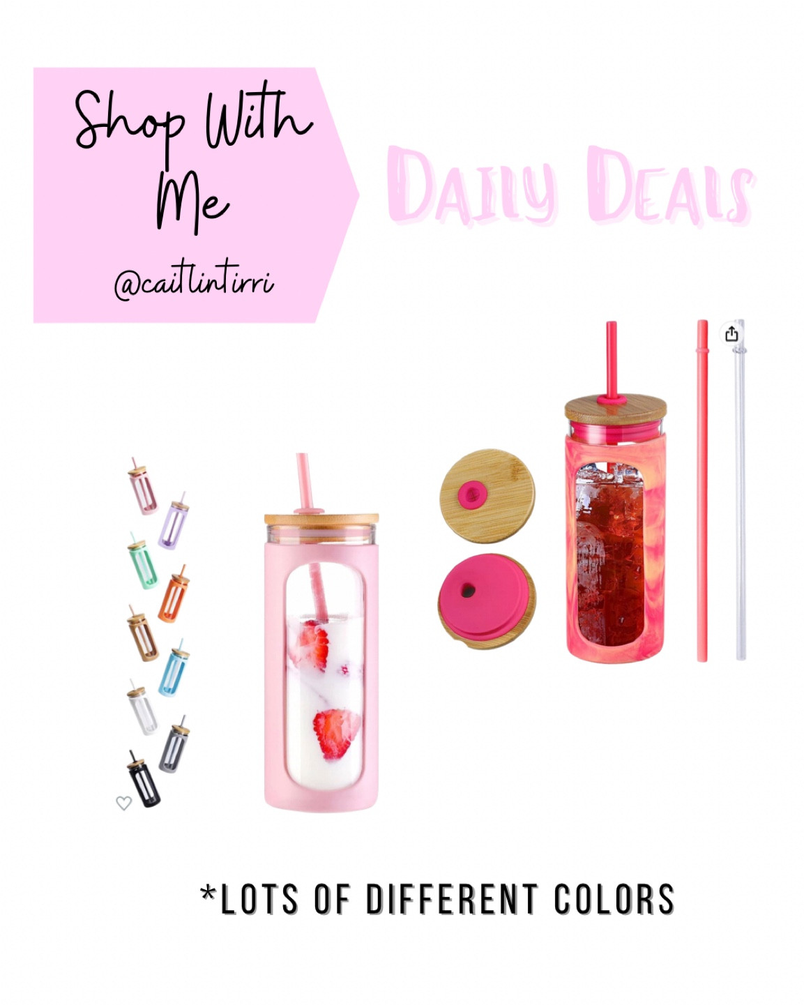 Daily Deal! (Lots of color options!)

Daily deals | Amazon deals | lightening deal | 50% off | glass tumblers | Stanley dupes | glass cups | glass straw | workwear | bridesmaid gifts | wedding gift | pool | summer | affordable | kitchen |  4th of July | bbq | teacher things

#LTKfamily #LTKkids #LTKSeasonal #LTKworkwear #LTKswim #LTKtravel #LTKwedding 

@amazon 

#LTKhome #LTKsalealert #LTKunder50