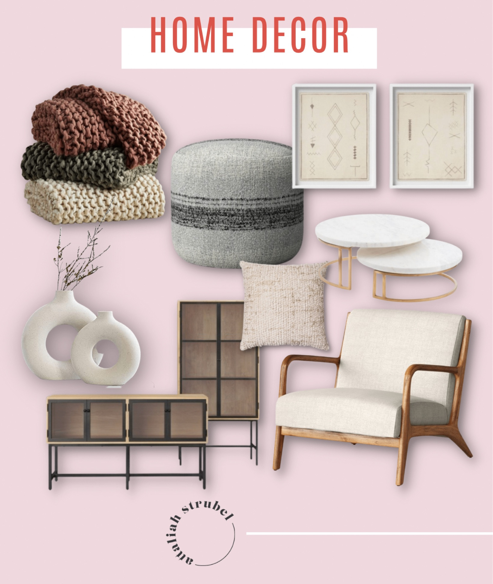 Modern boho home decor, perfect for your living room or home office. 

#LTKhome #LTKeurope #LTKFind