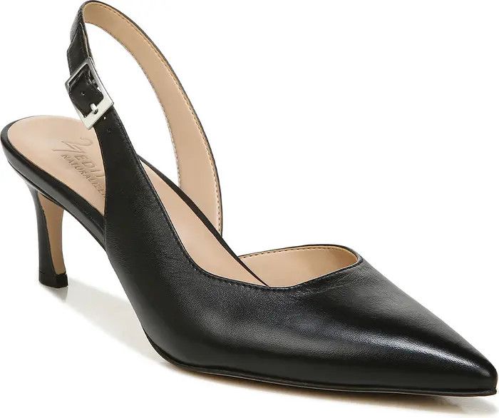 27 EDIT Naturalizer Felicia Slingback Pointed Toe Pump | Black Heels | Black Shoes | Nordstrom