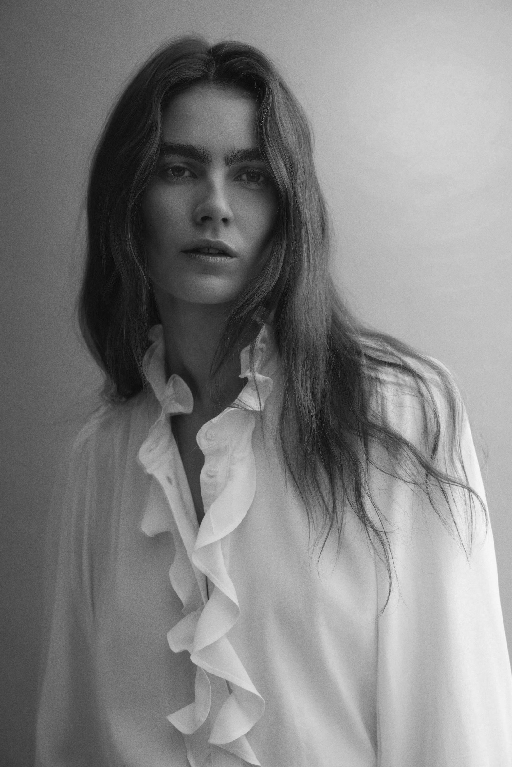 Ruffle-Collar Viscose Blouse | H&M (US + CA)