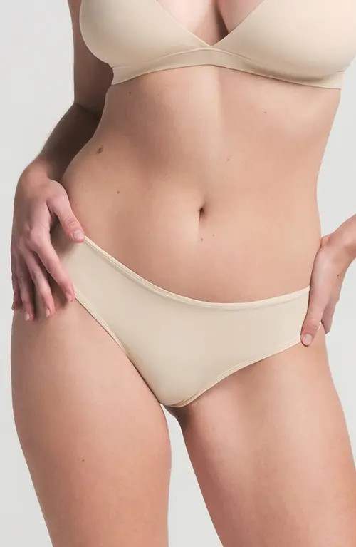 SKIMS Fits Everybody Thong in Sand at Nordstrom, Size Xx-Small | Nordstrom
