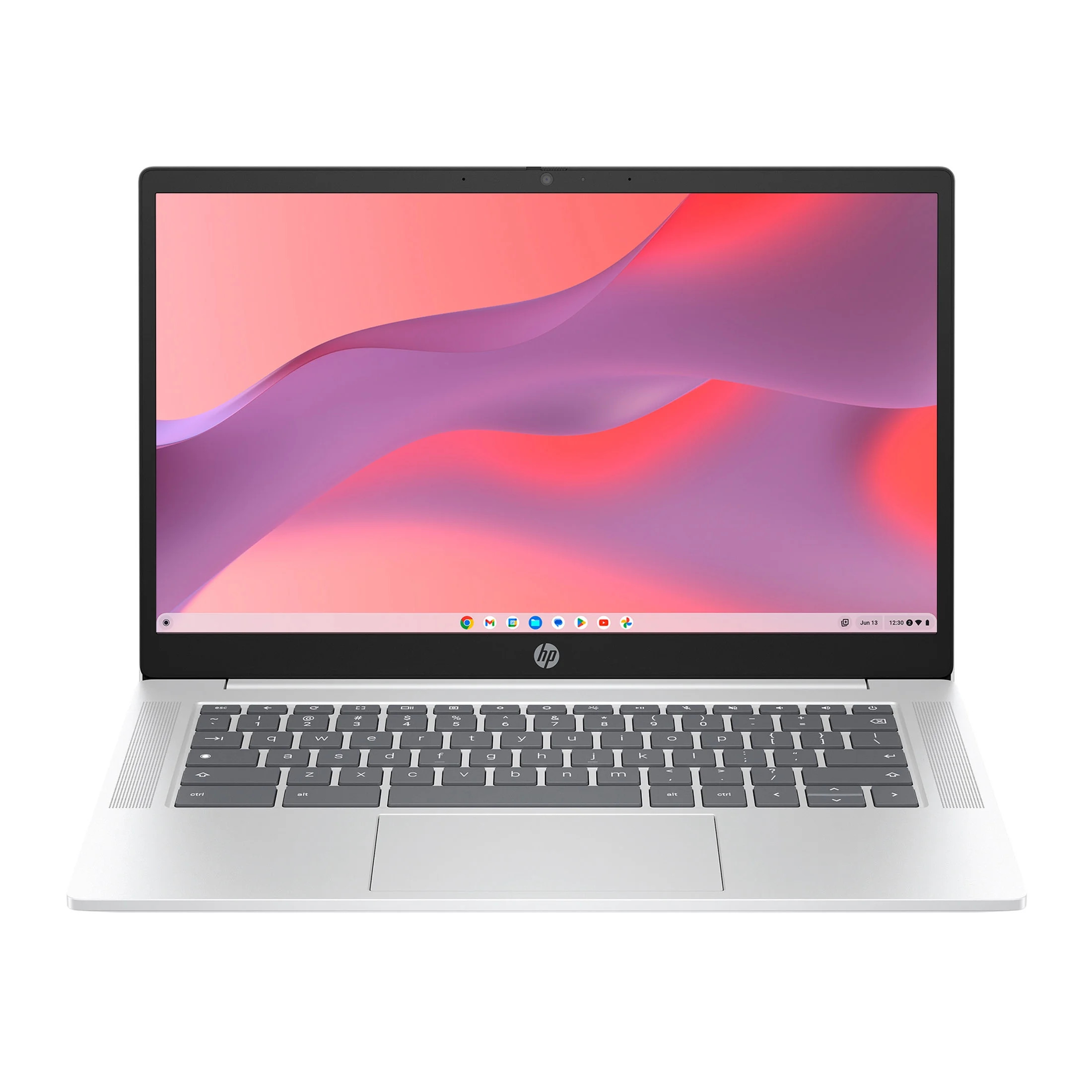 HP Chromebook 14 inch Laptop Intel Processor N200 4GB RAM 128GB UFS Glacier Silver | Walmart (US)