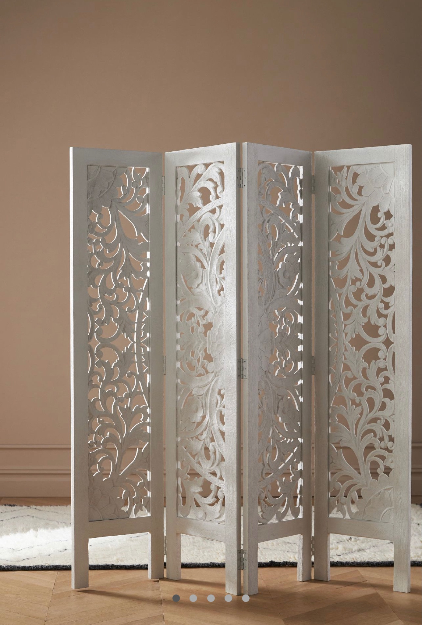 Handcarved Room Divider - Available in White, Navy, and Neutral  

#LTKhome #LTKSale #LTKsalealert