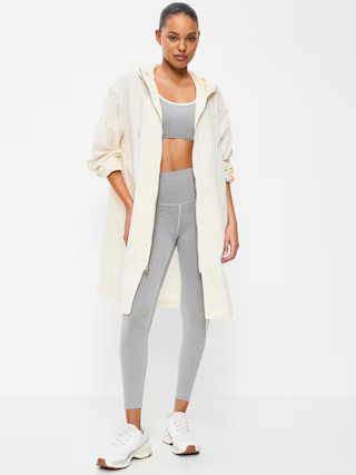 Loose-Fit Hooded Trench Coat | Old Navy (US)