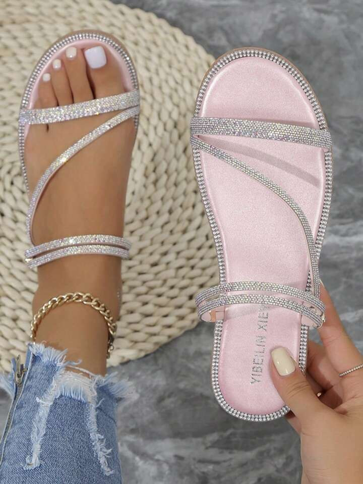 Vrouwen Comfortabel & In de mode Platte sandalen Voor Zomer | SHEIN  Nederland | SHEIN