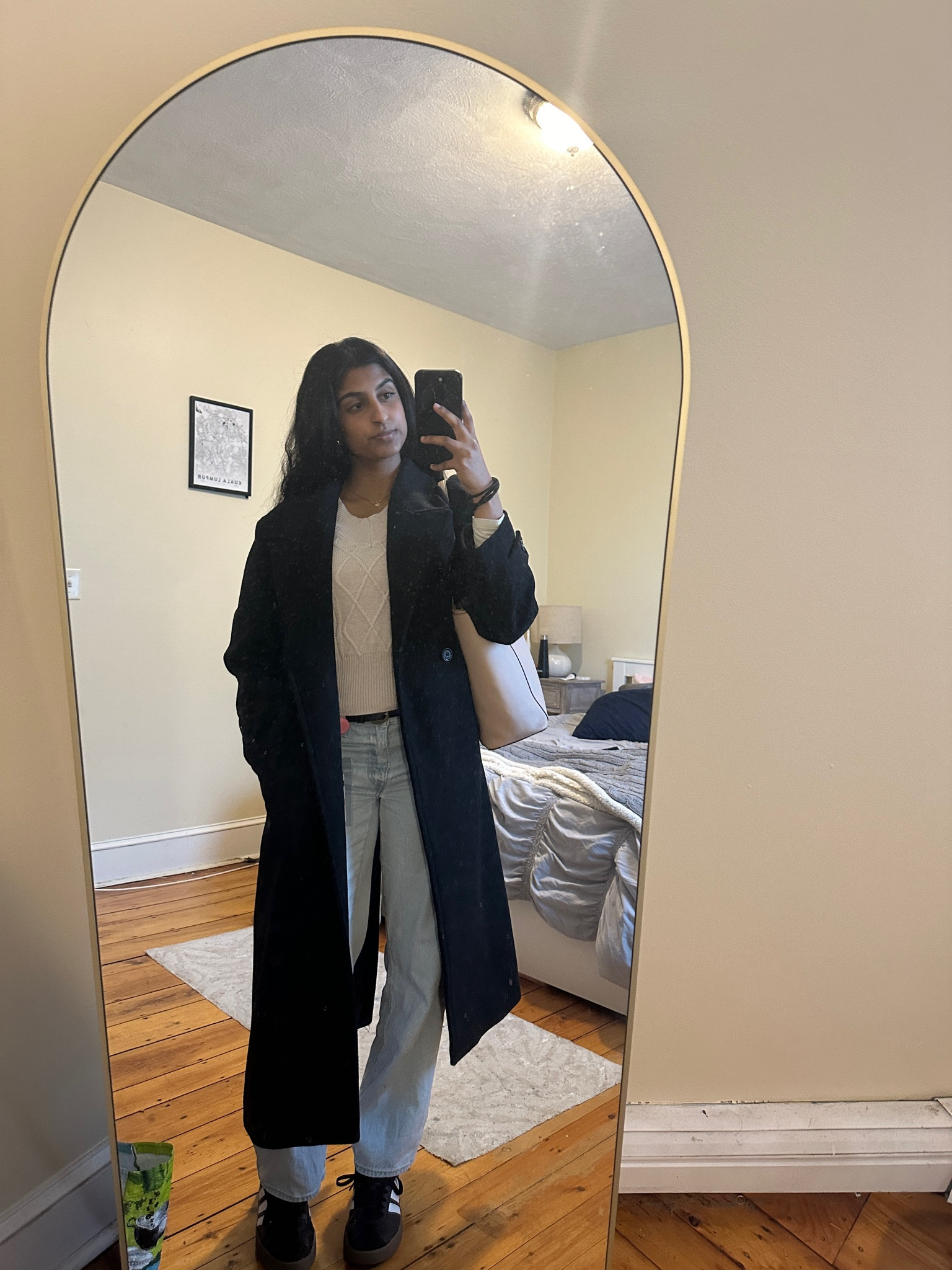 Casual work outfit for today!! 

Sweater vest cable knit sweater mango trench coat womens trench coat long Levi’s jeans blue jeans adidas court adidas sambas sneakers black sneakers work outfit everyday casual

#LTKStyleTip #LTKWorkwear