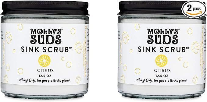 Molly's Suds Sink and All Purpose SCRUB | Gently Removes Stains, Scrubs Away Grease & Gime, Buffs... | Amazon (US)